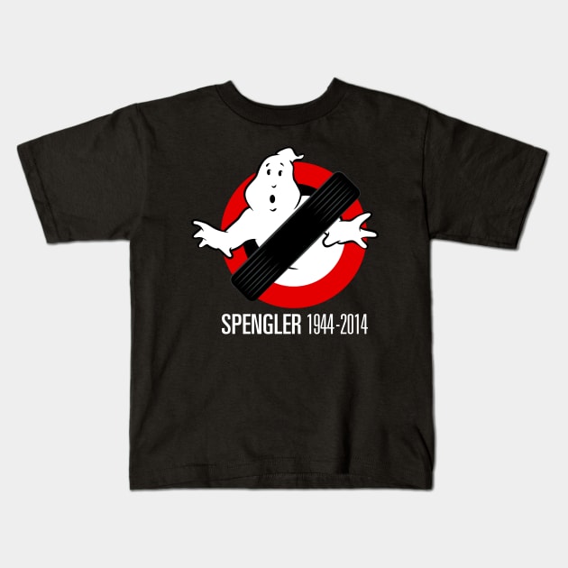 RIP Spengler Ghost Buster Kids T-Shirt by PatrickScullin